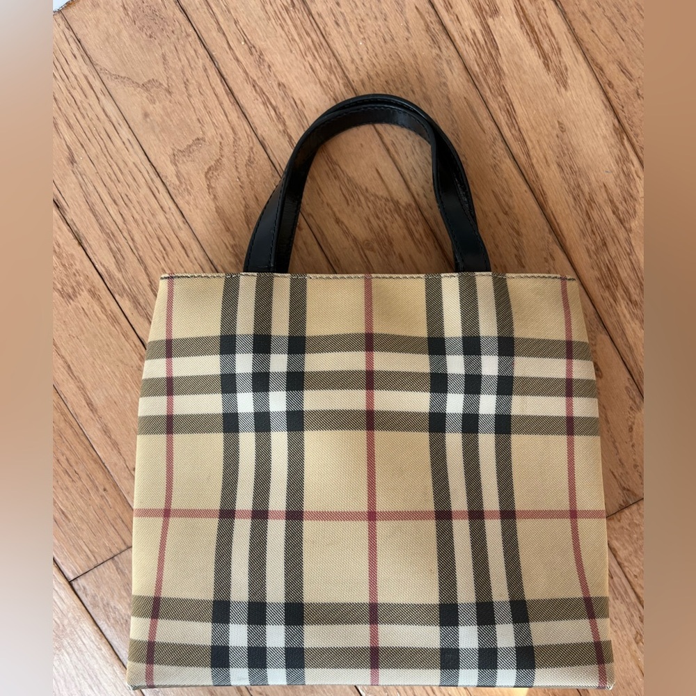 Burberry nova check mini tote bag